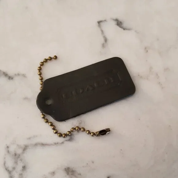 Vintage Coach Navy Court Crossbody Handbag + Hangtag 9870 - Picture 14 of 14